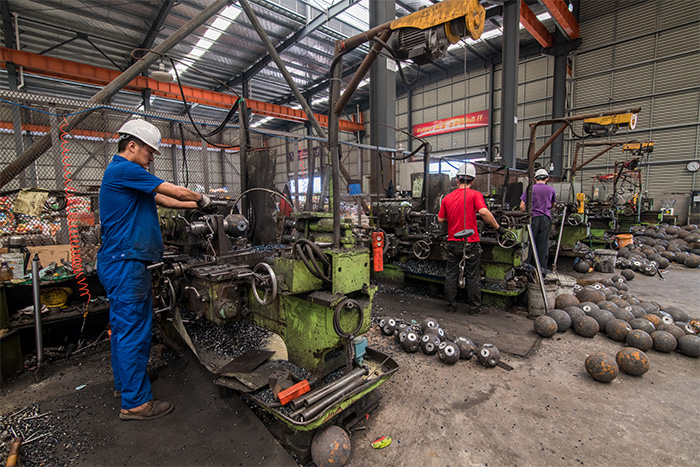 仁怀网架配件车间